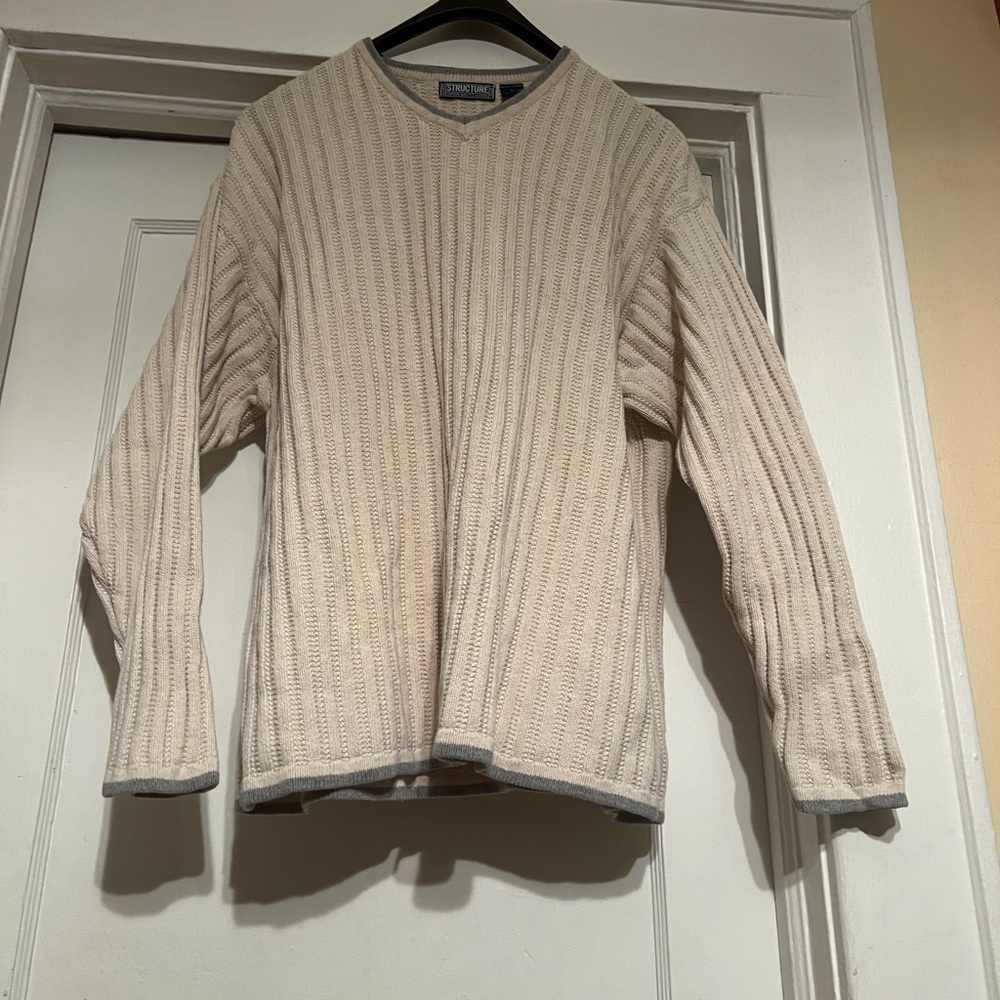 Men's Cable Knit Tight Sweaters Slim Fit Soft Pullover